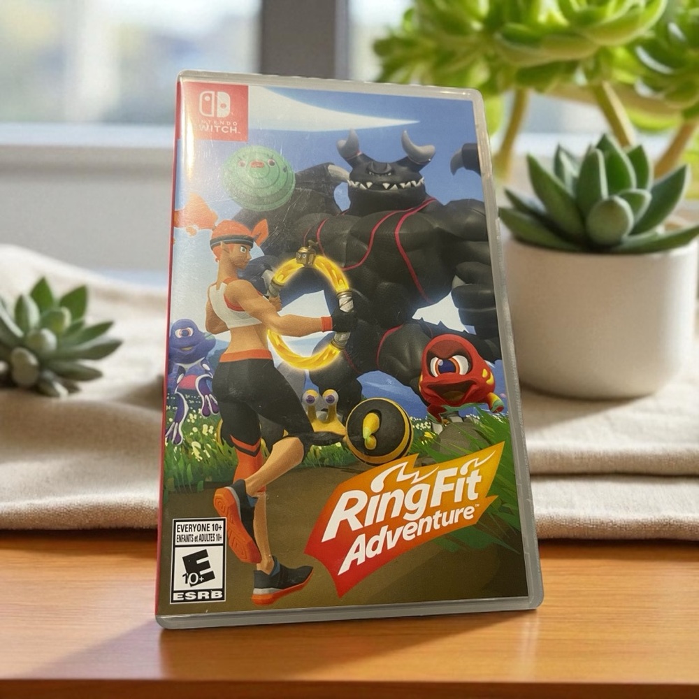 Nintendo Ring Fit Adventure with Colorful Characters